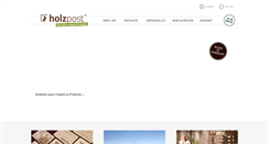 Desktop Screenshot of holzpost.de